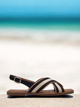 07427 Stripe Sandal
