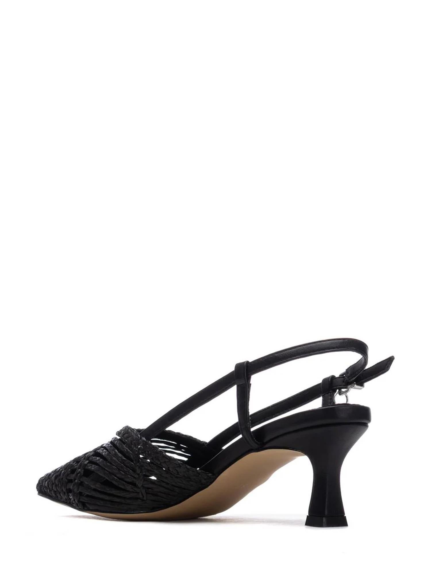 07439  Aurielle Slingback Black