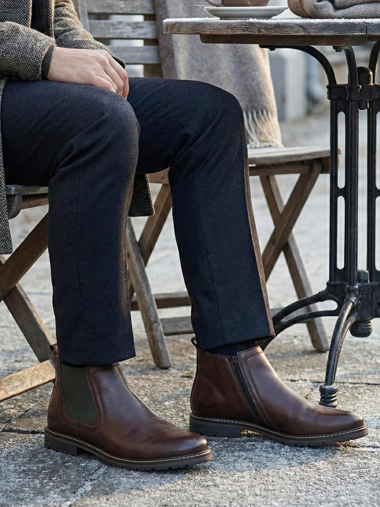 04887 Classic Leather Boots Brown