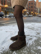 05291 Brown wool suede water resistant