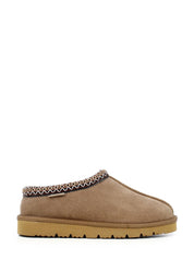 05428 Chestnut Suede Wool Slippers