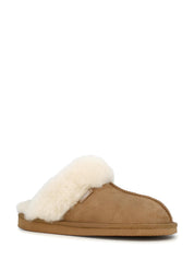04338 Chestnut wool Tøfler