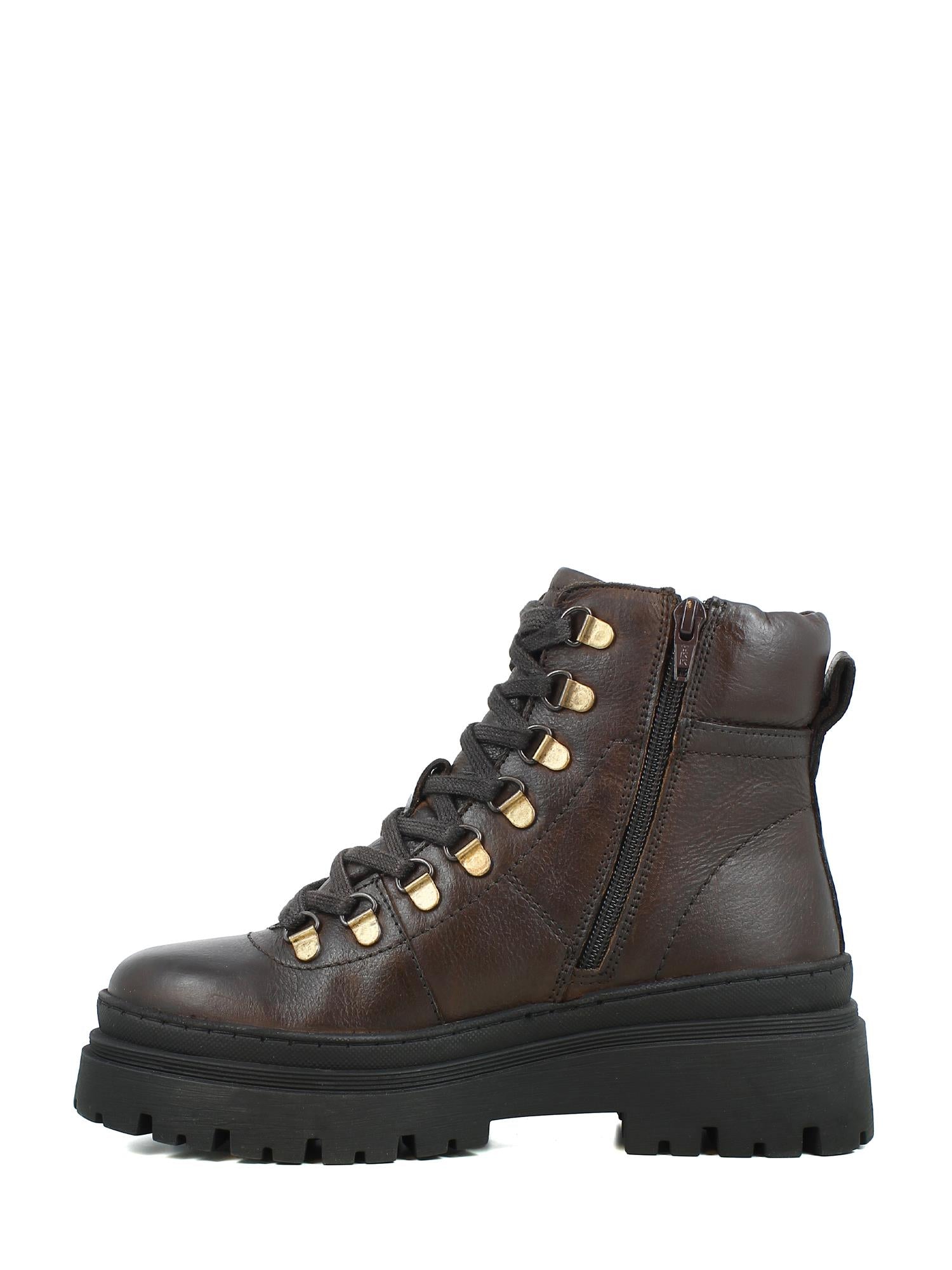 06192 Arezzo Leather Boots Brown