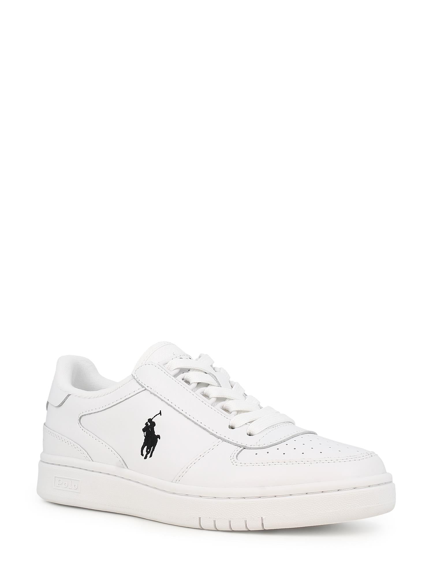 02725 Ralph Lauren Court Leather Trainer UNISEX