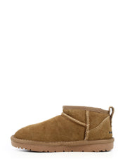 05410 Kids chestnut low suede water resistant