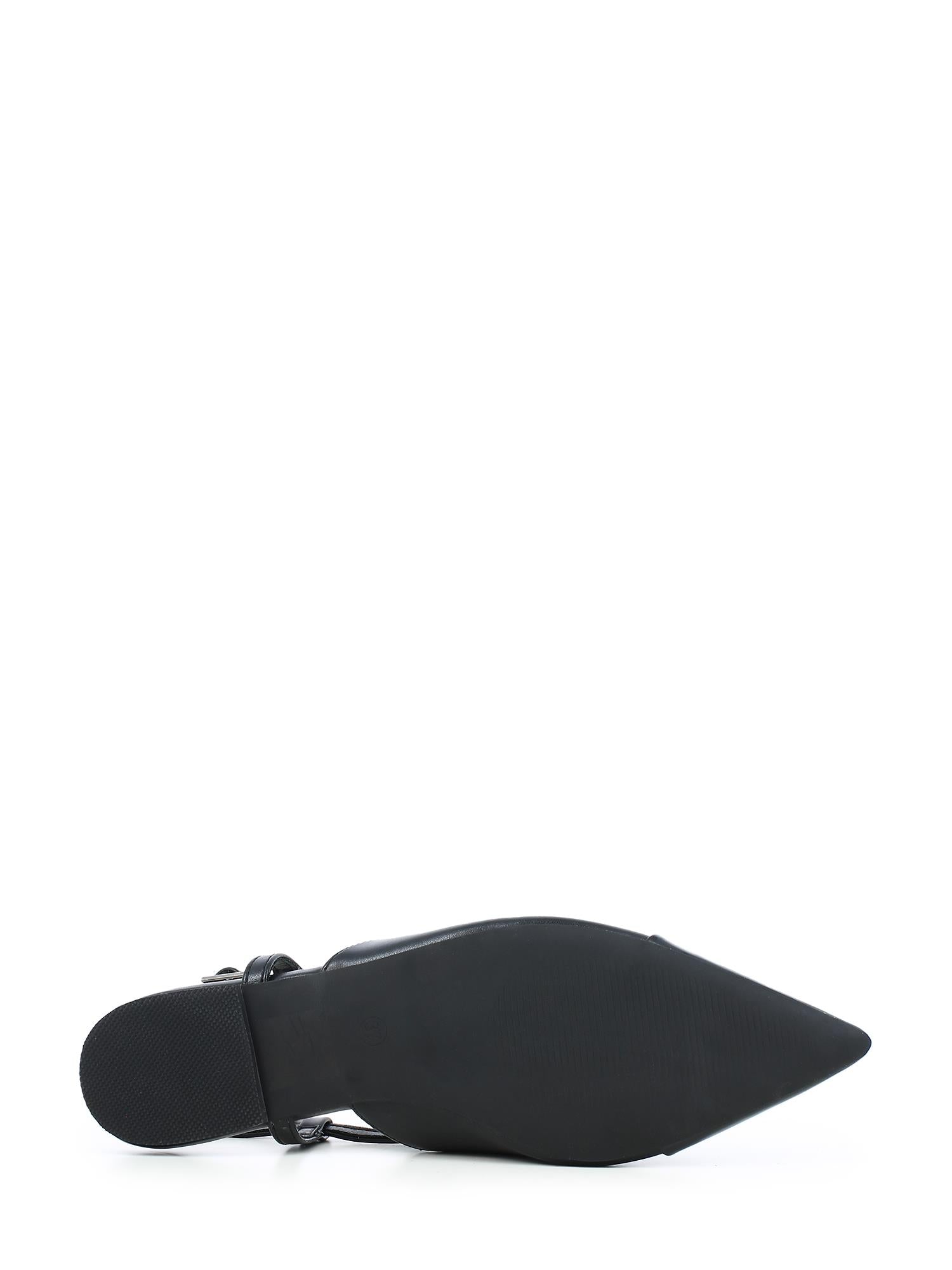 02370 Fano Slingback Ballerina Black