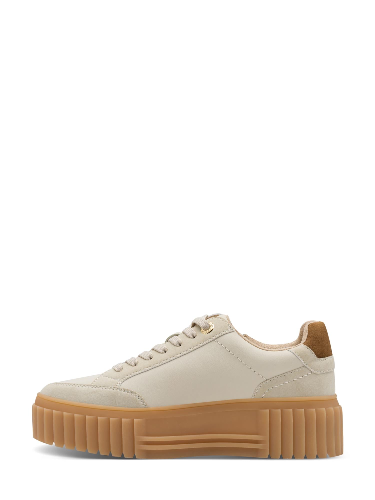 04151 Livia LaceZip Sneaker Beige