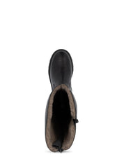 04944 Wide leather boots ullfôret