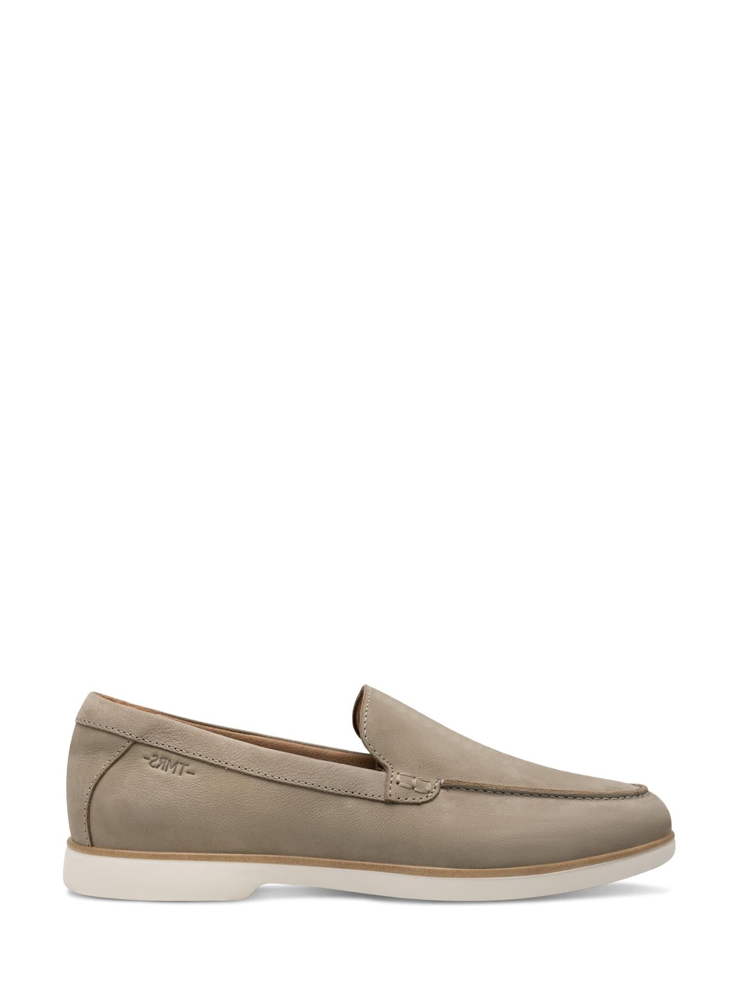 04313 Beige Leather Loafer