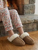 05408 Lodge Leather Slipper