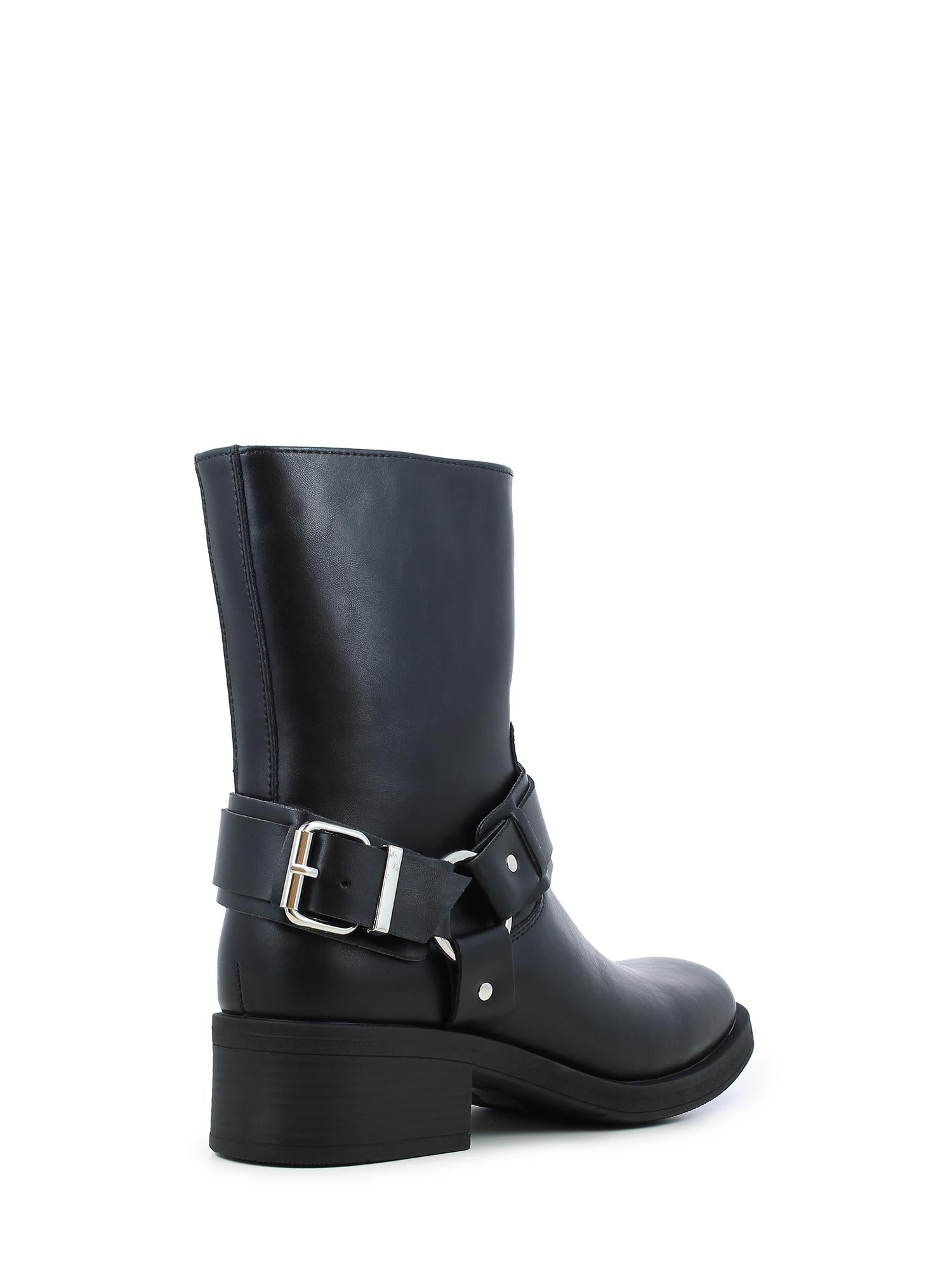 04424 Rivoli Biker Boots Leather