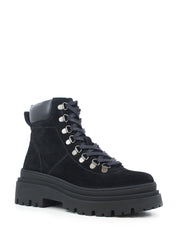 06194 Arezzo Suede Boots Black