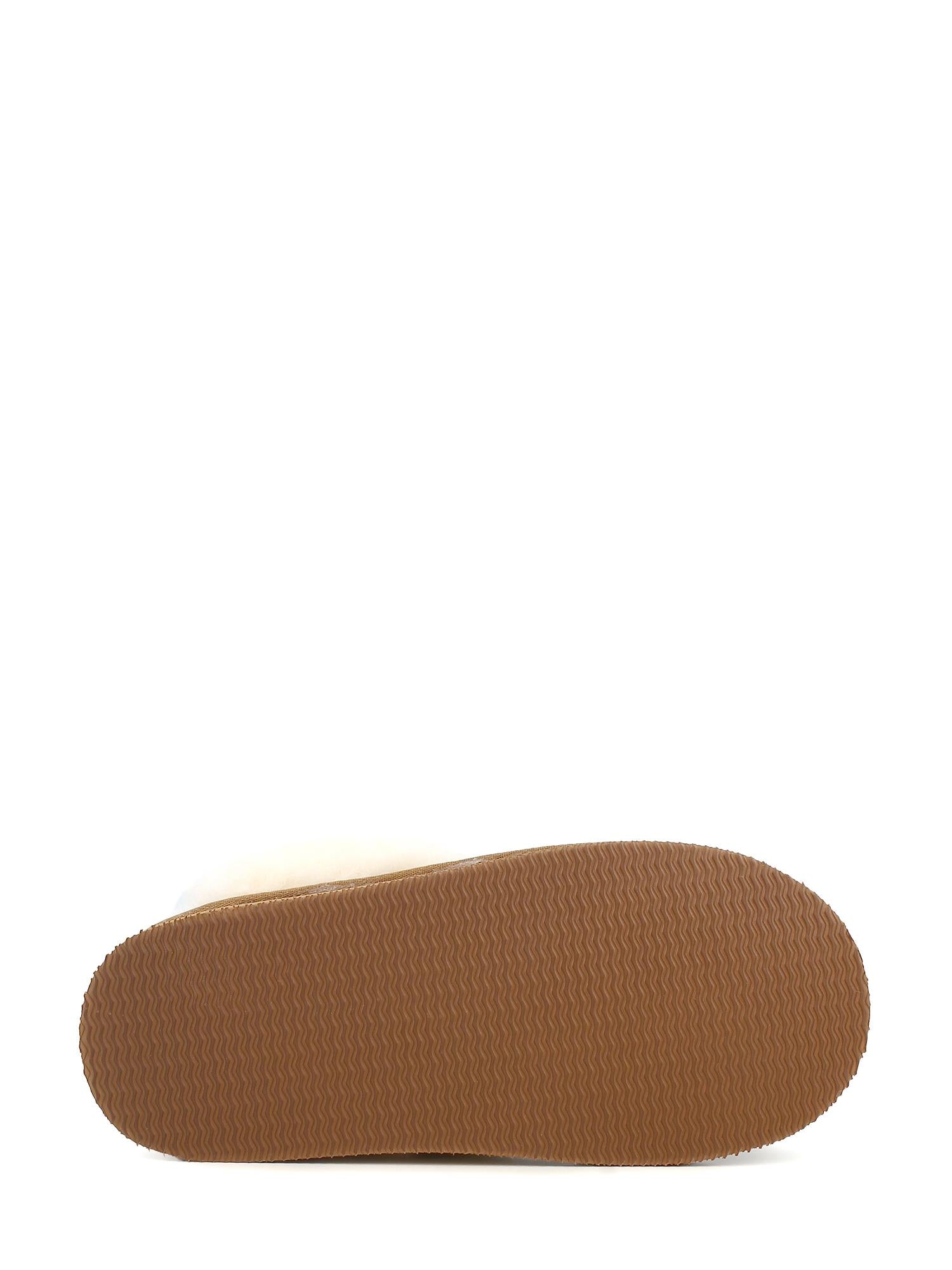 04338 Chestnut wool Tøfler