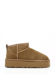 05399 Platform wool suede water resistant chestnut