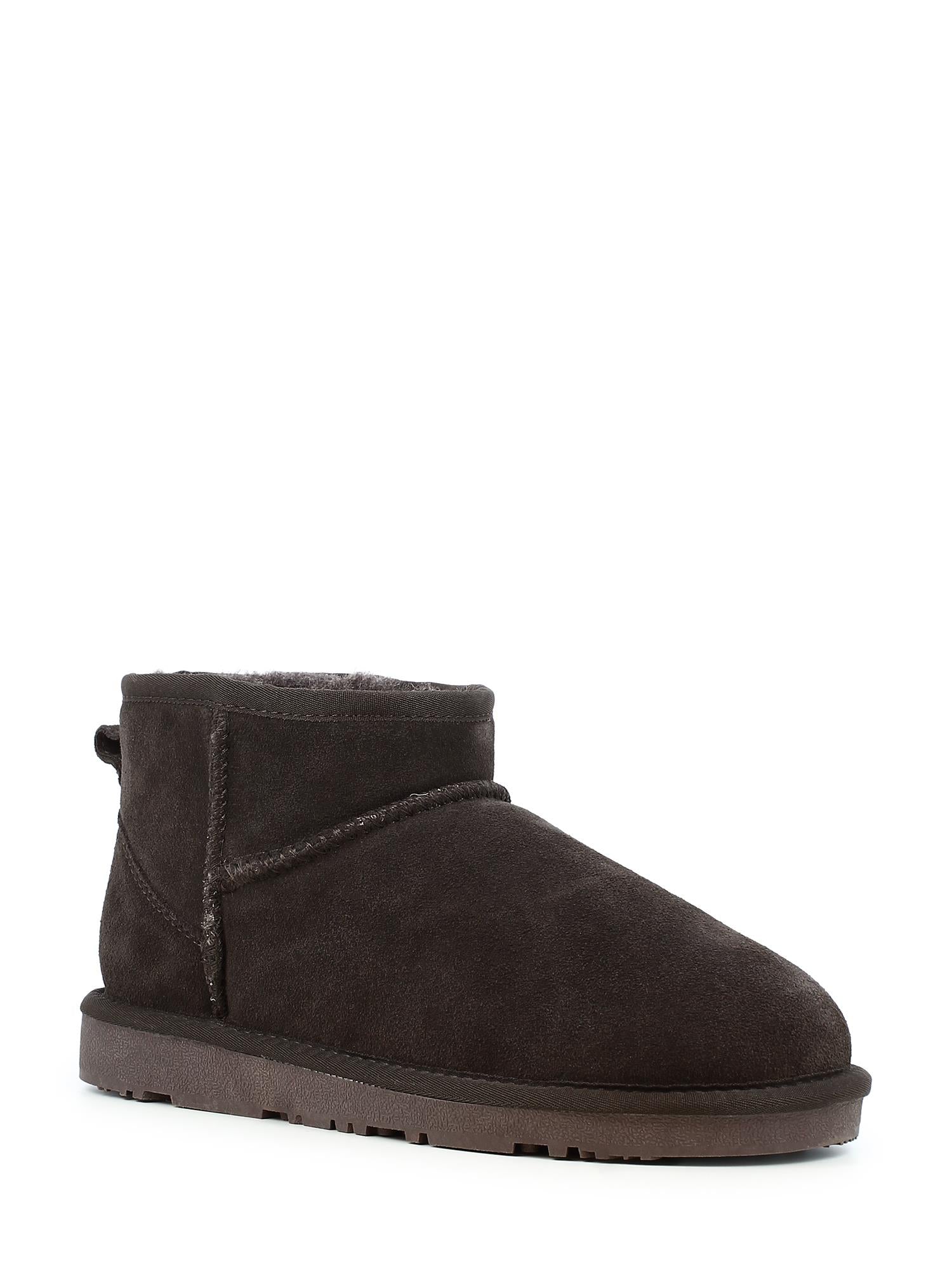05545 Urban dark brown suede water resistant