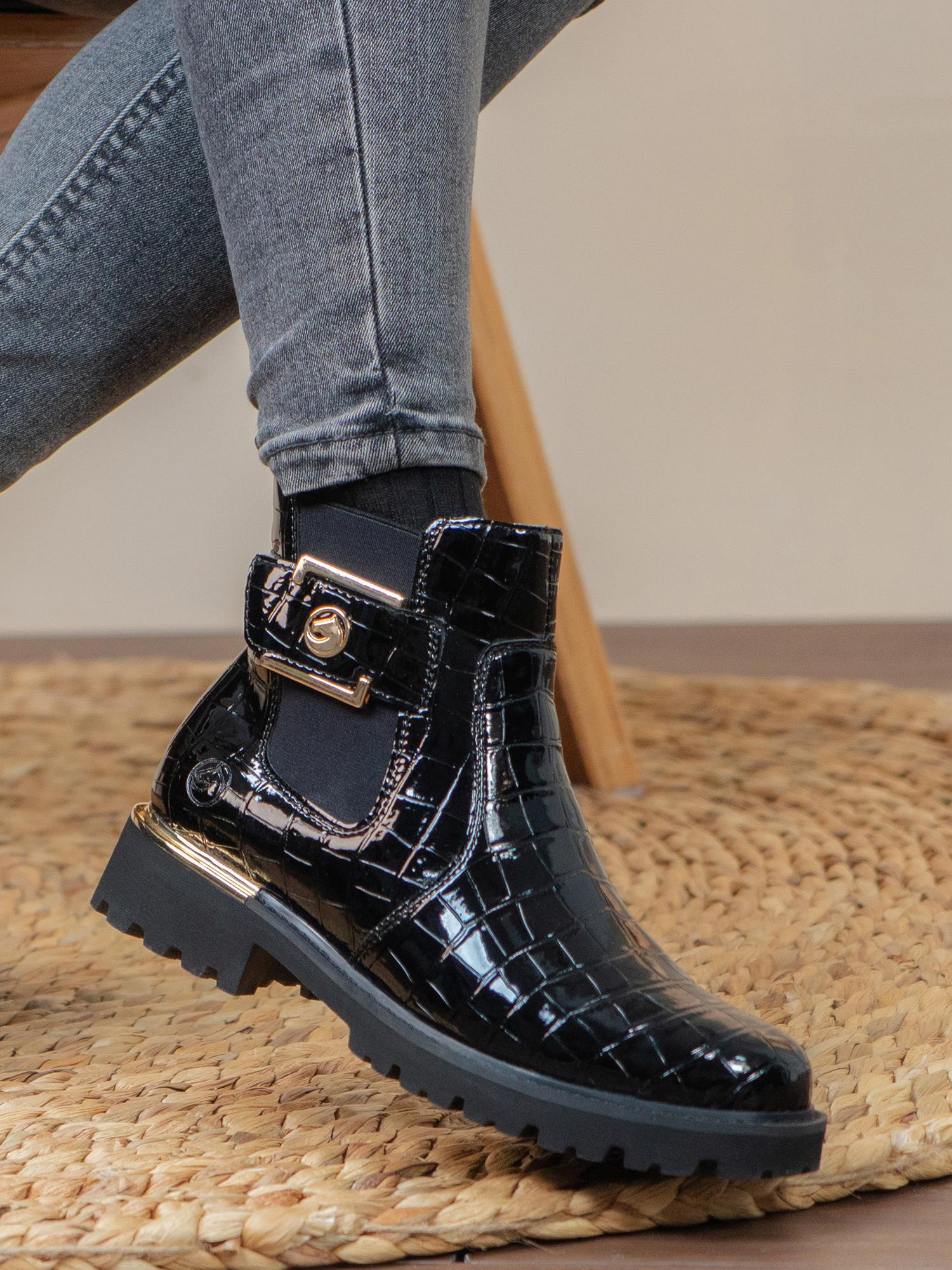05024 Gold Croc Boot