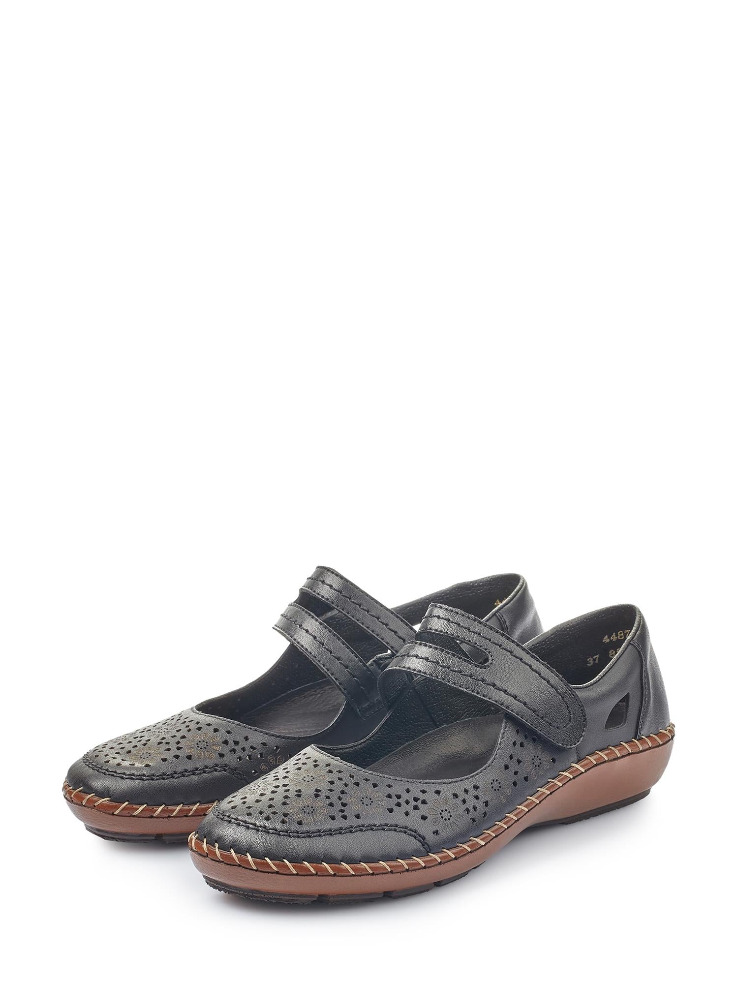 08054 Leather Shoe Black