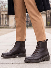 02421 Bravina Leather Boots Dame