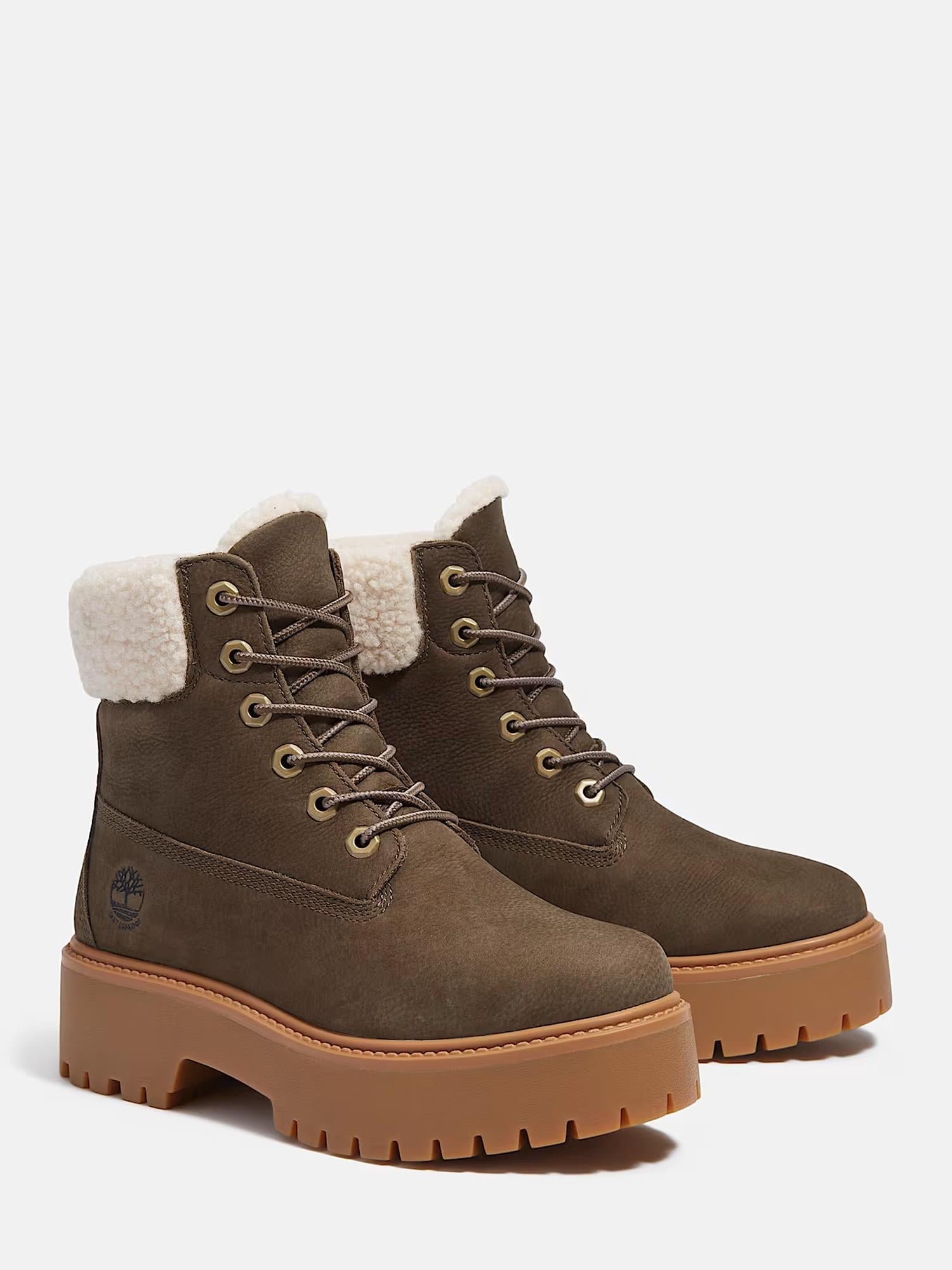 06722 Warm-Lined Waterproof Platform Boot