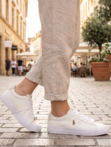 02736 Ralph Lauren Sayer Canvas Trainer