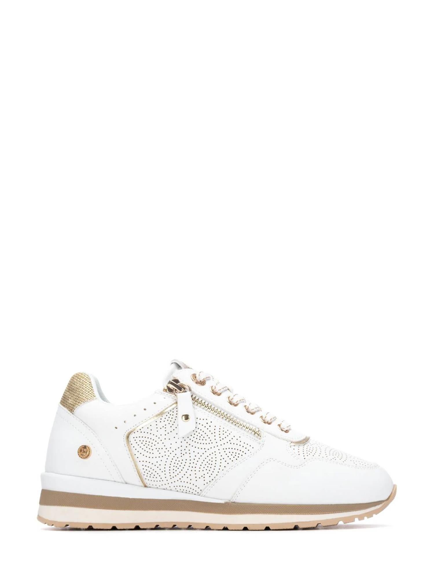 07371 Lumera Zip Sneaker Hvit