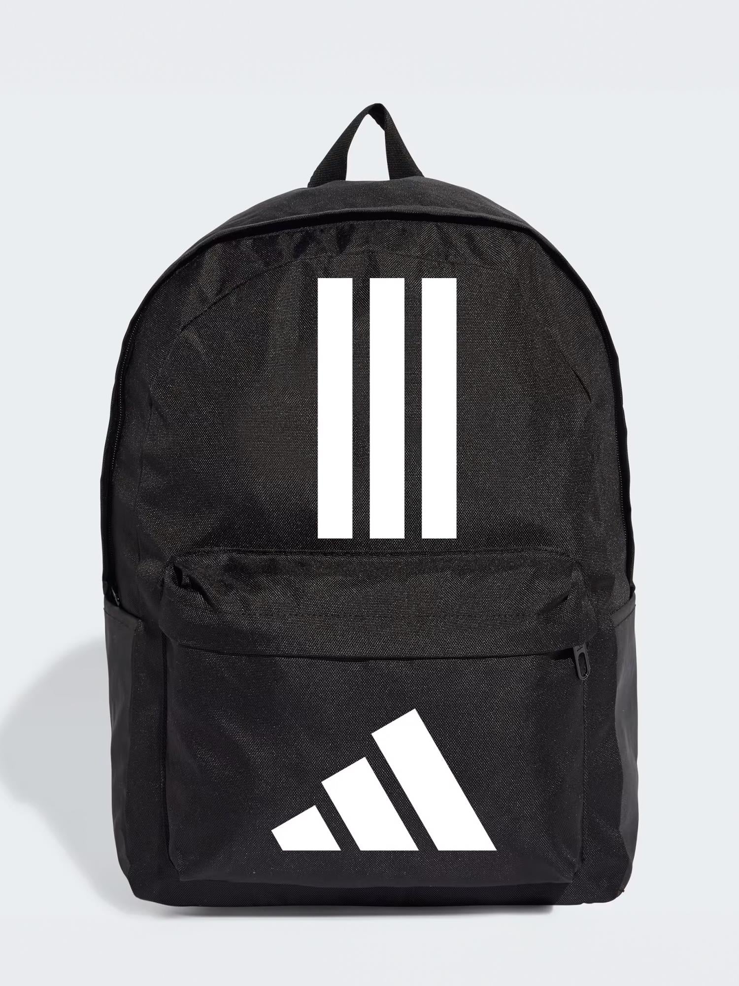 02011 Classic Back to School 3 Stripes Ryggsekk Black
