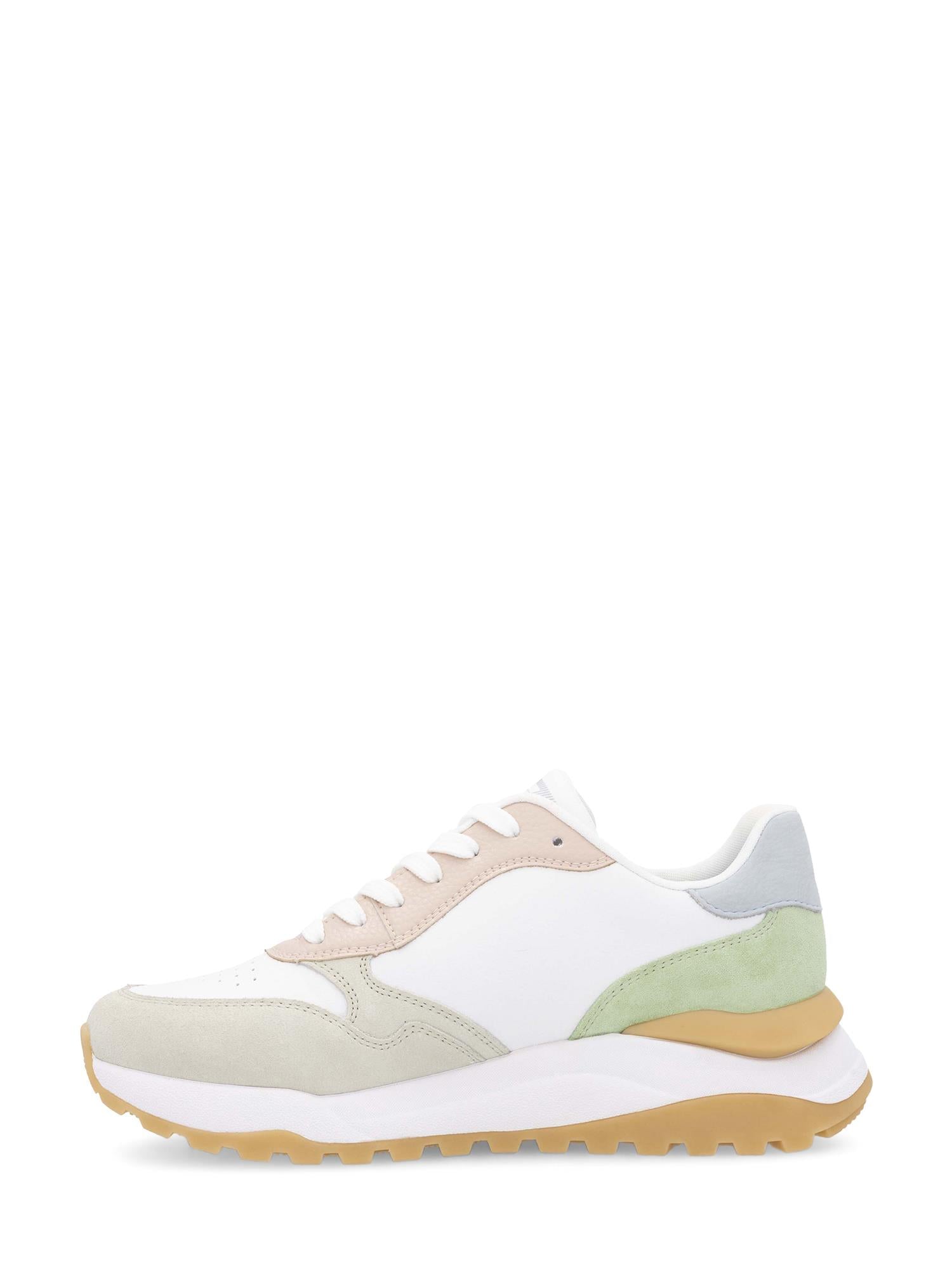 03546 TrailMotion Hvit Semsket Sneaker