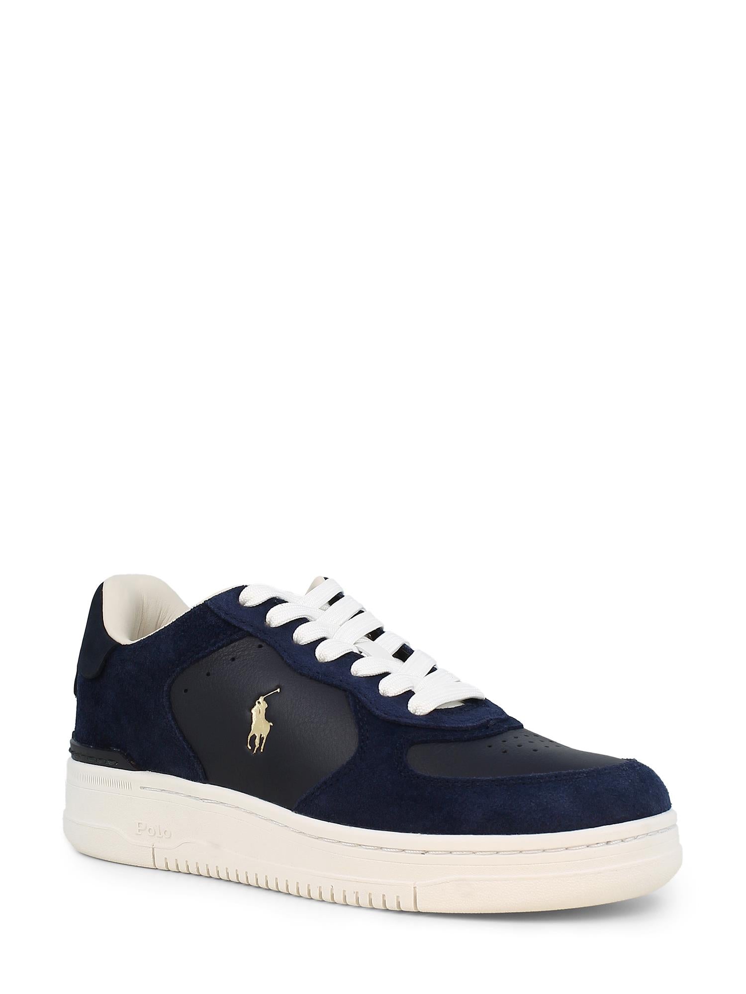 08985 Ralph Lauren Masters Court Leather Sneaker