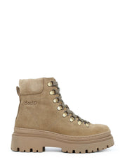 06164 Arezzo Suede Boots Camel