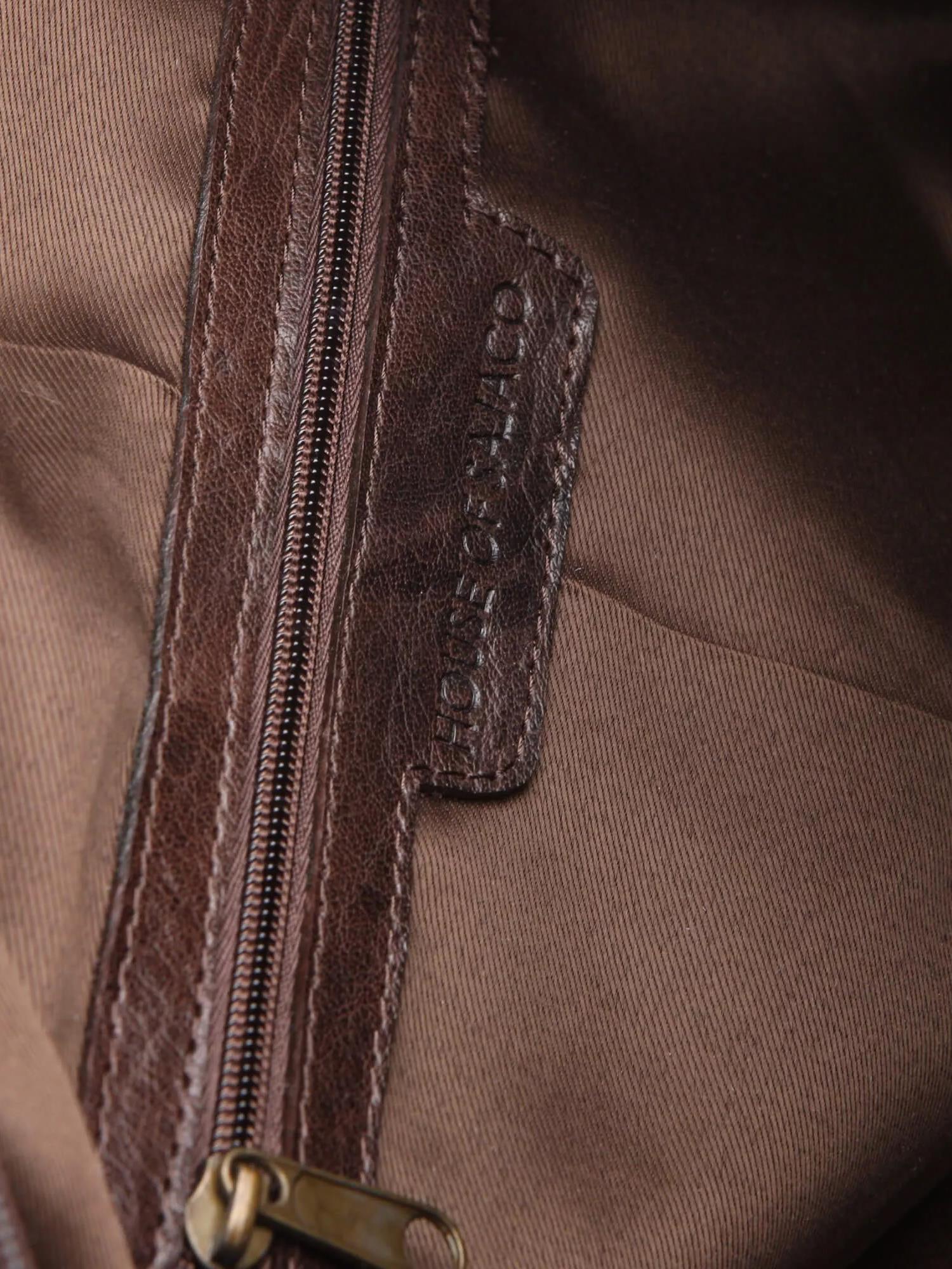 03231 Brown Weekend bag Skinn