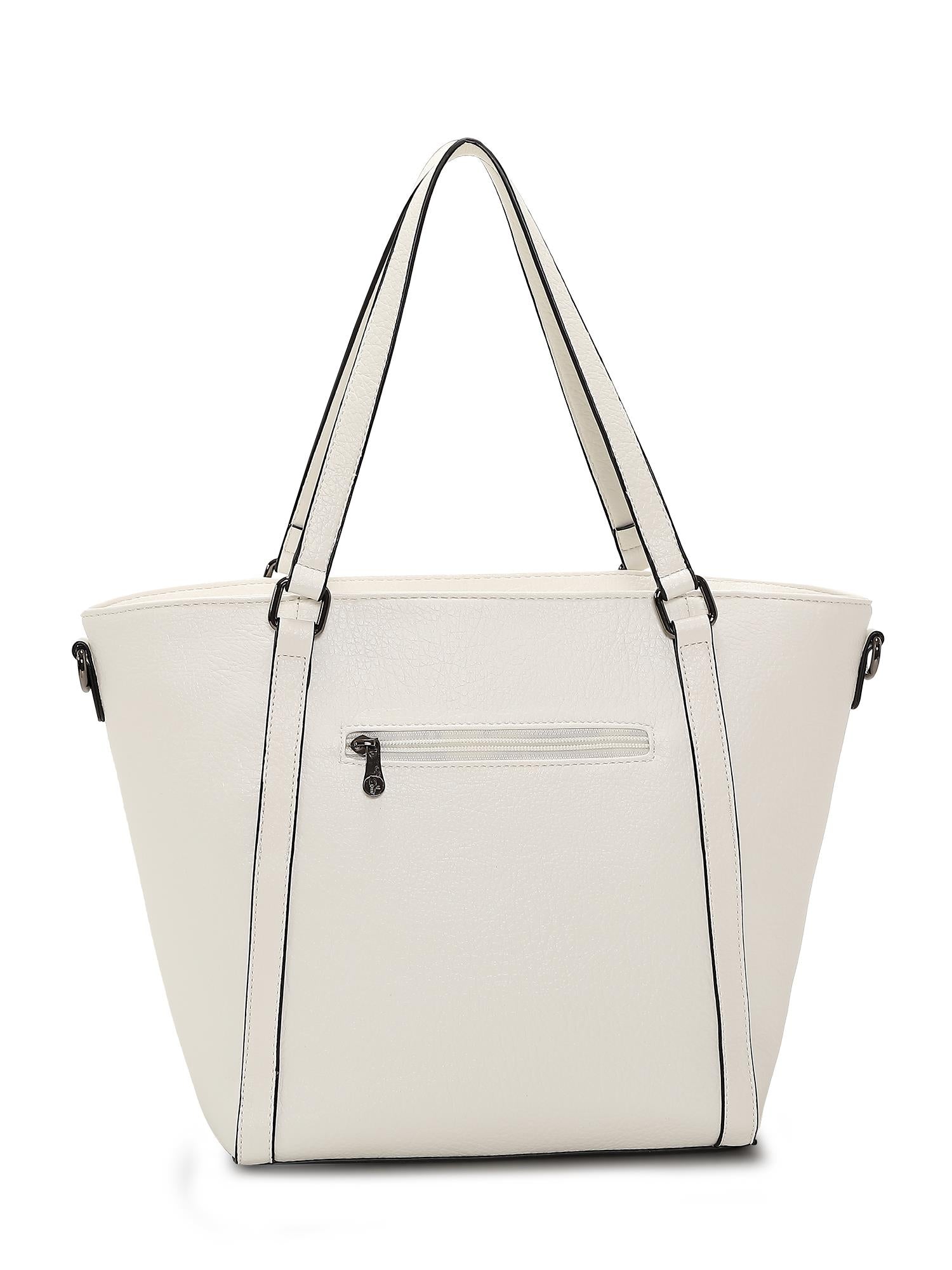 03334 Diana Tote Bag White