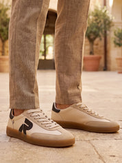 03767 San Diego Leather Sneaker Beige