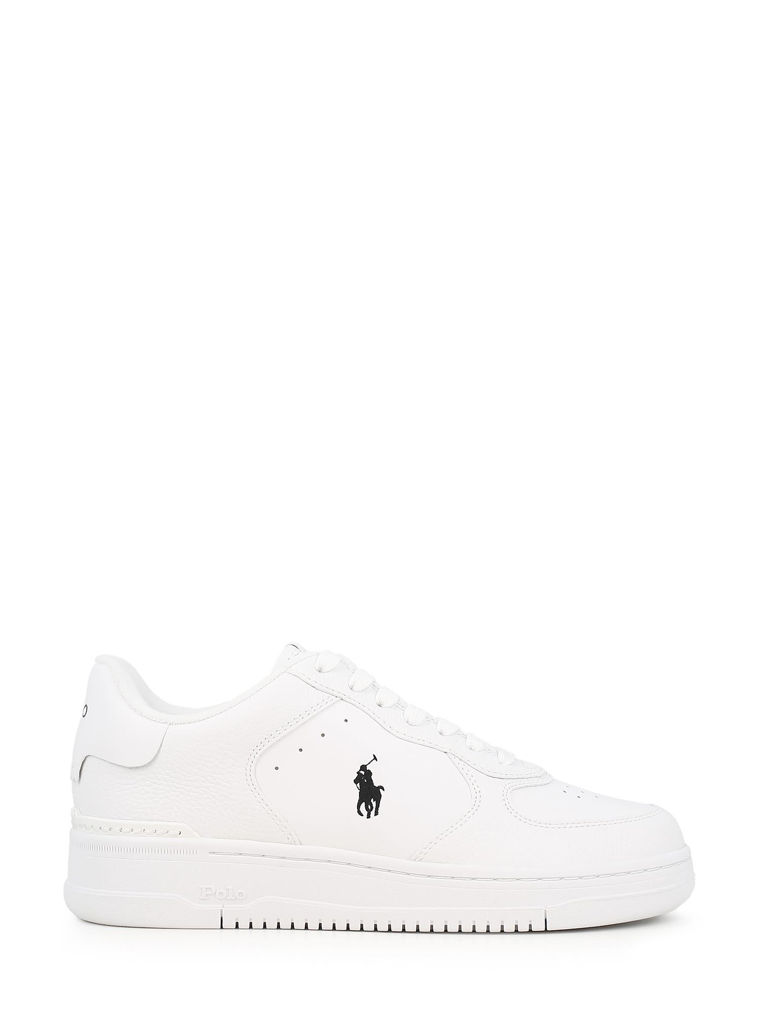 02730 Ralph Lauren Masters Court Leather Trainer