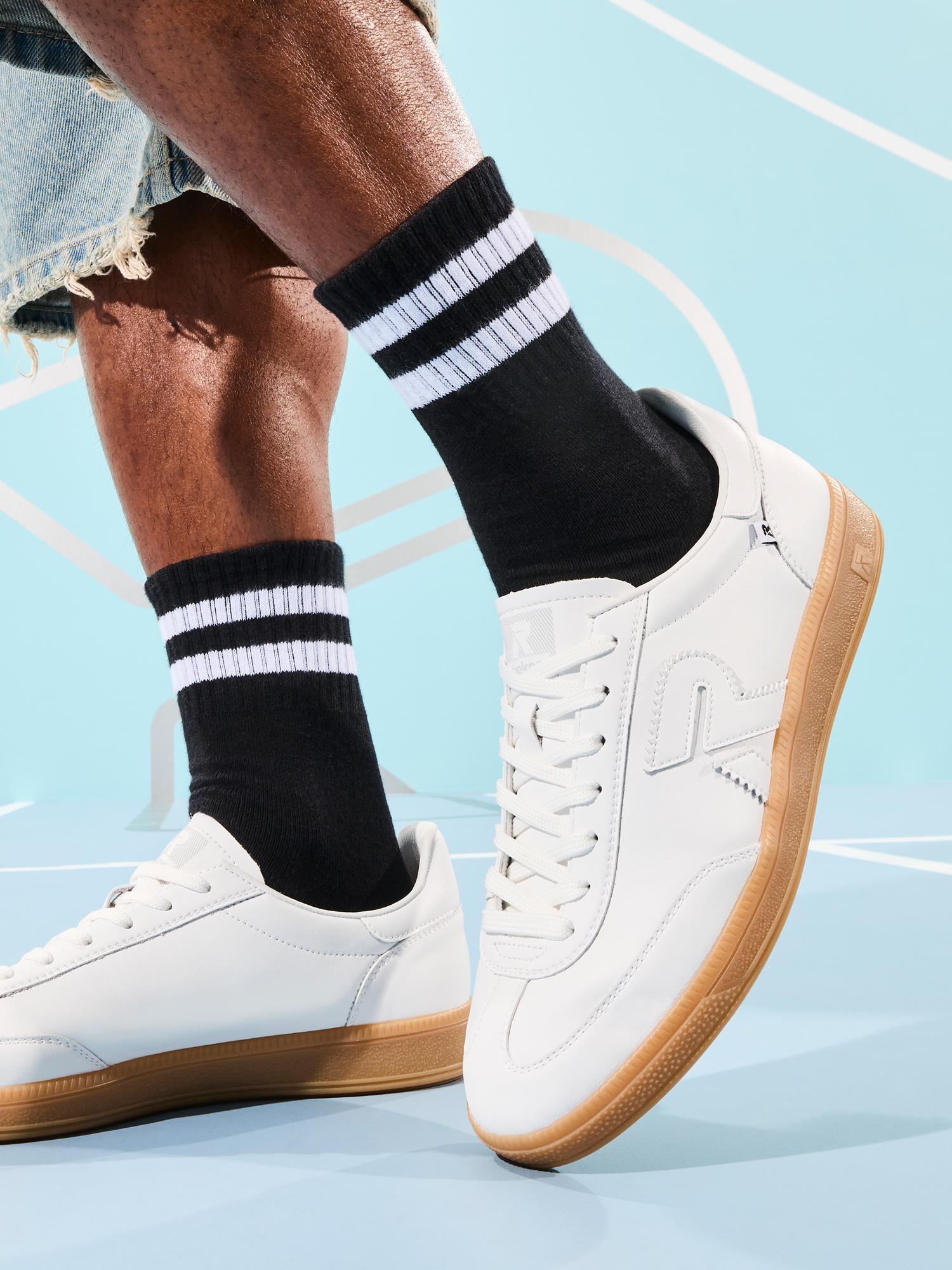 03336 Rieker San Diego Leather Sneaker Herre Hvit