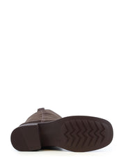01528 Marene Suede Boot Dark Brown