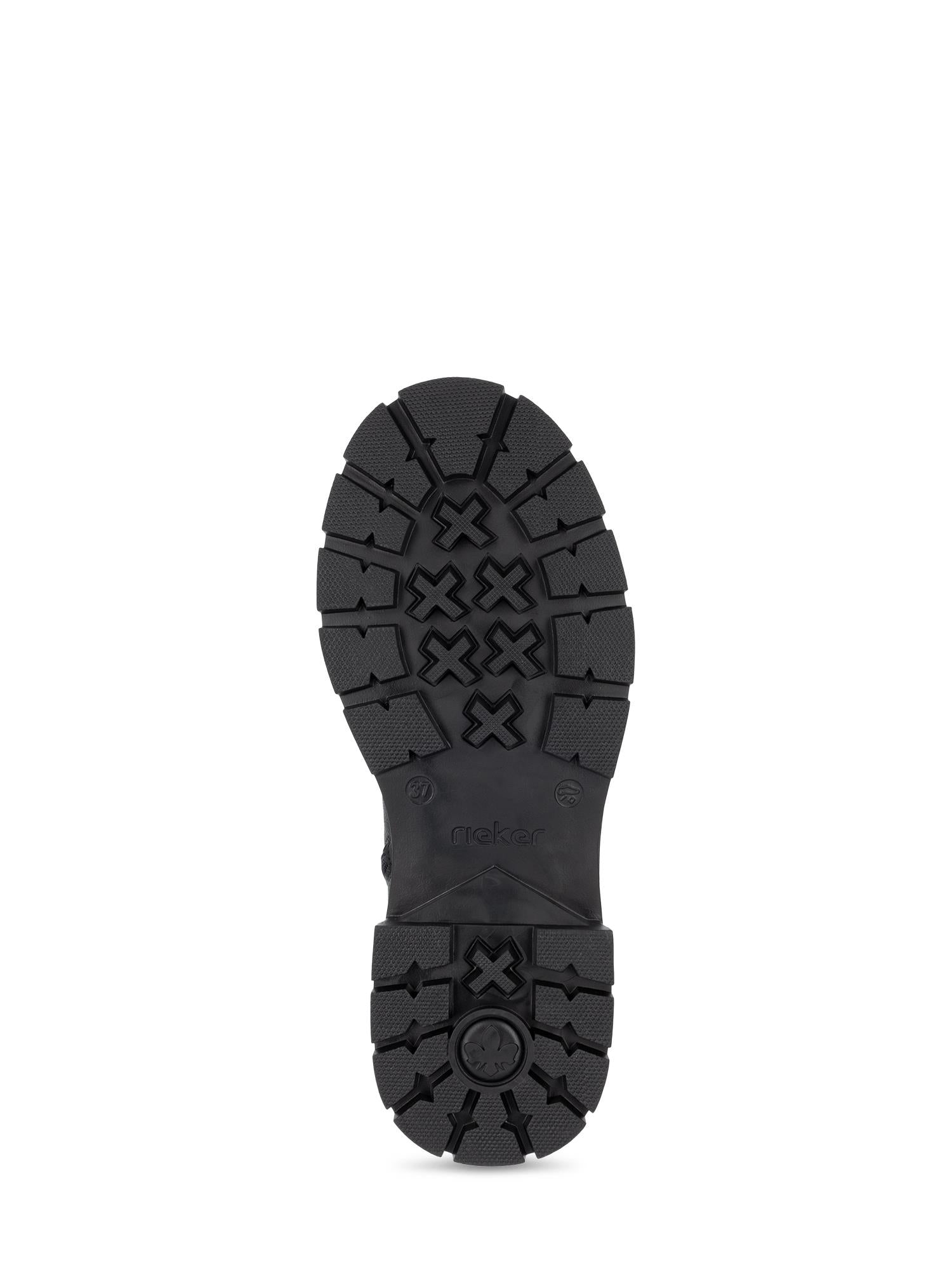 04944 Wide leather boots ullfôret