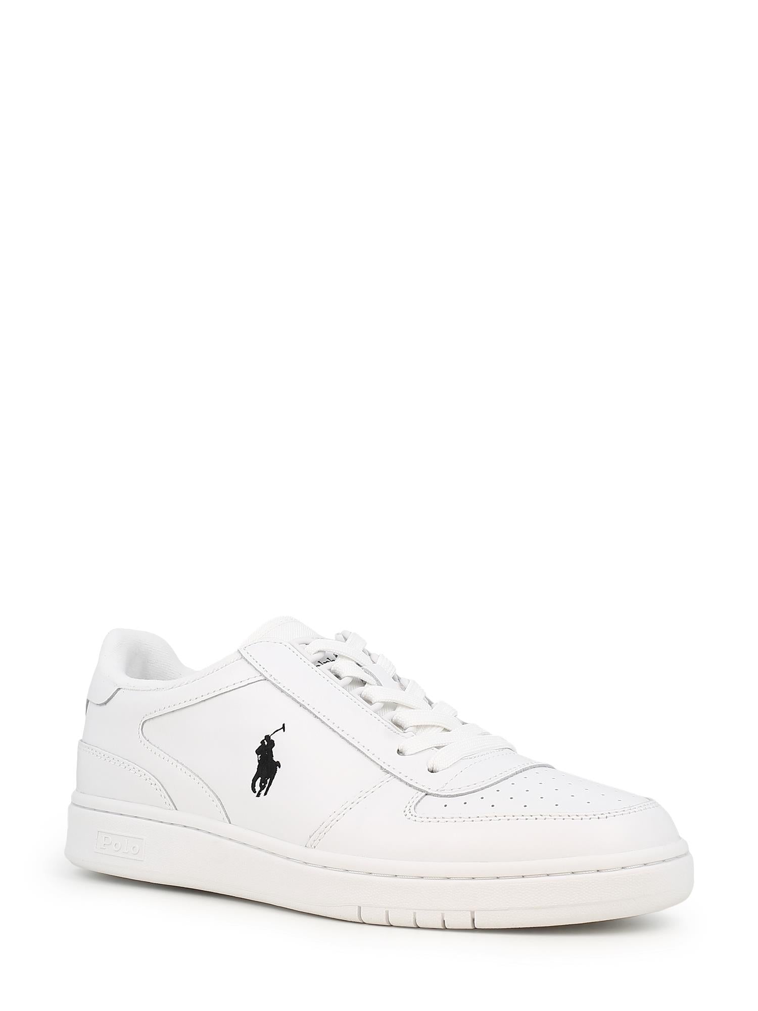 02726 Ralph Lauren Court Leather Trainer