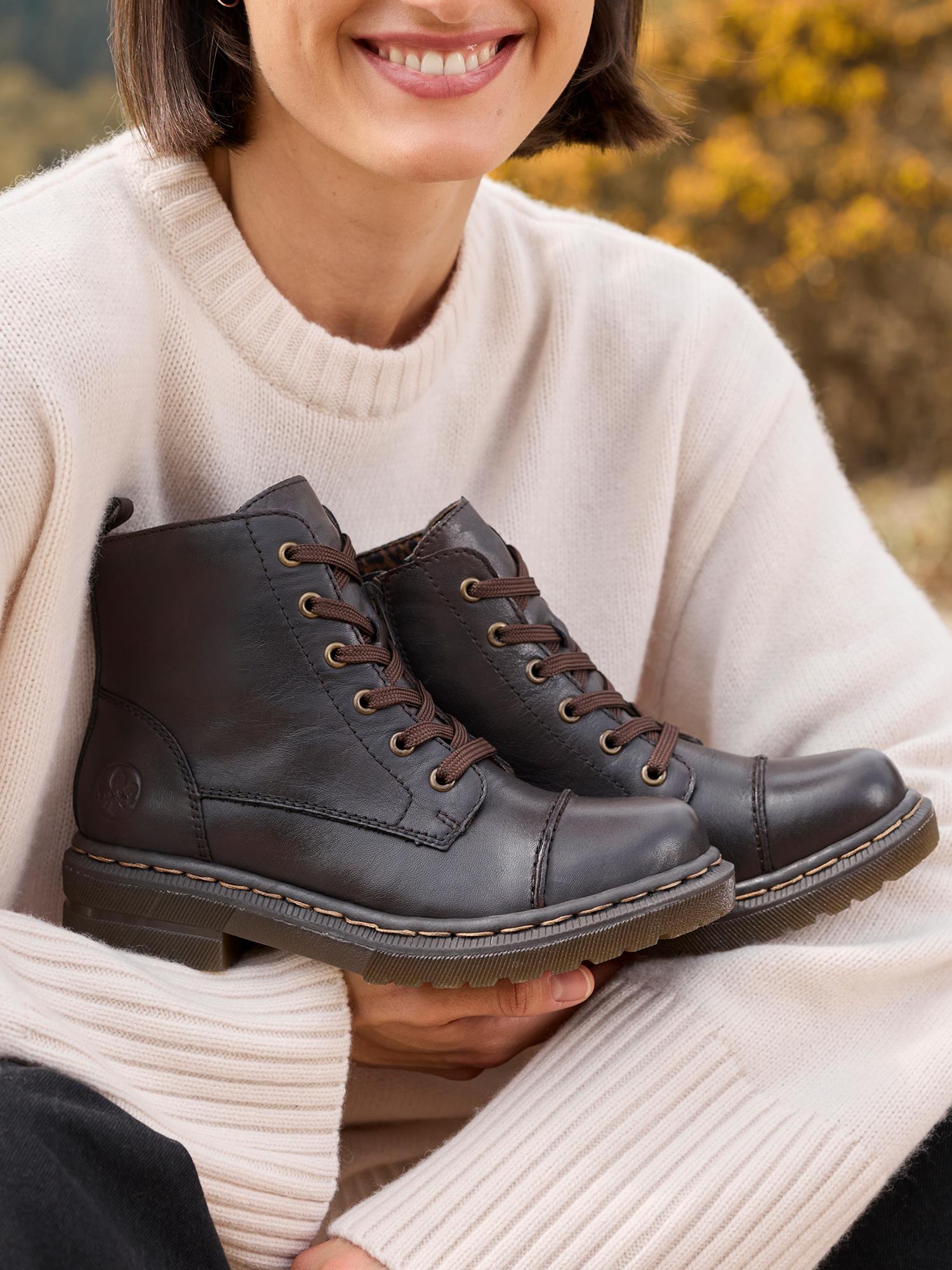 02421 Bravina Leather Boots Dame