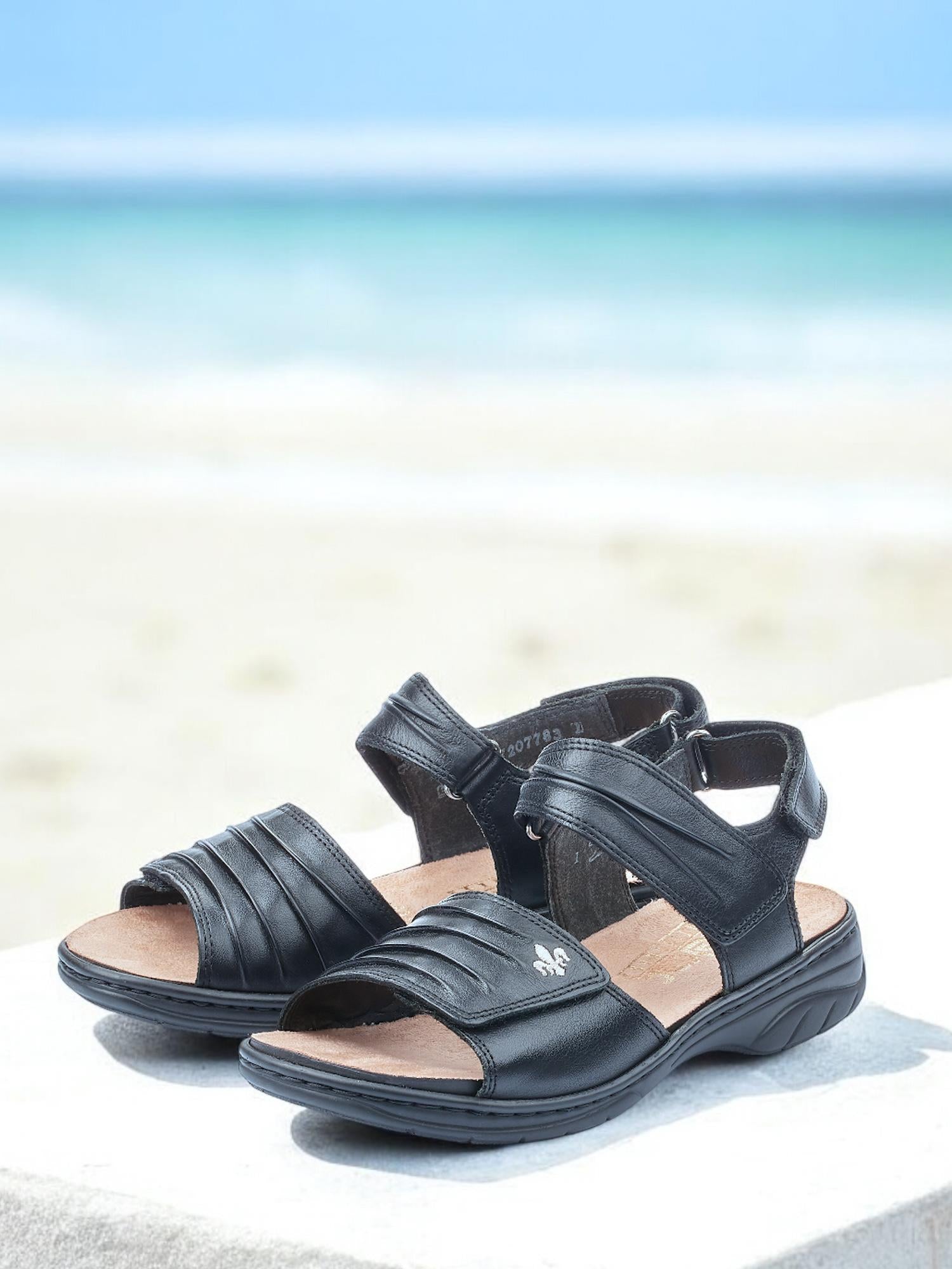 02998 Black ComfortStep Sandal