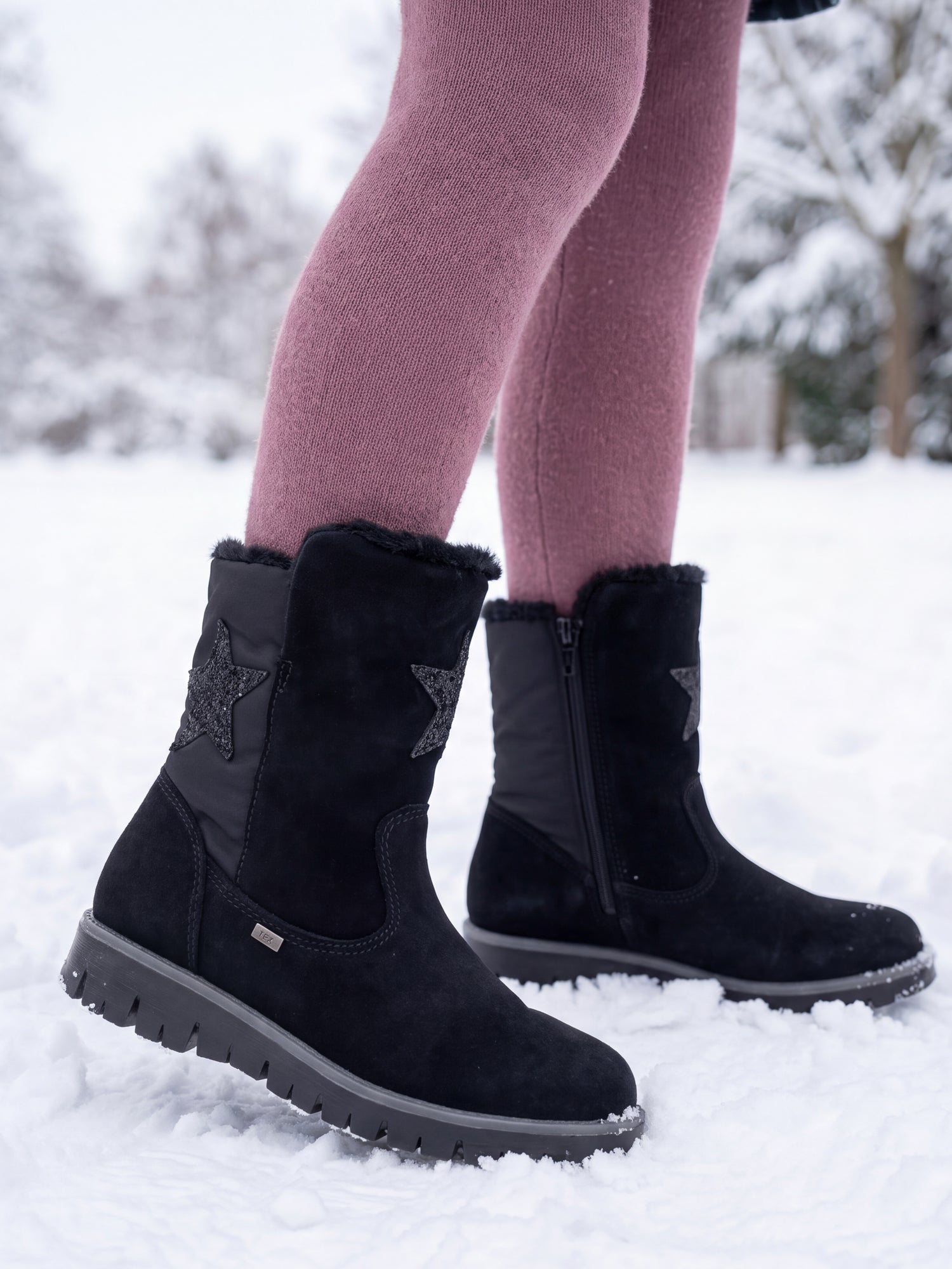 04078 Star Winter Boots Black