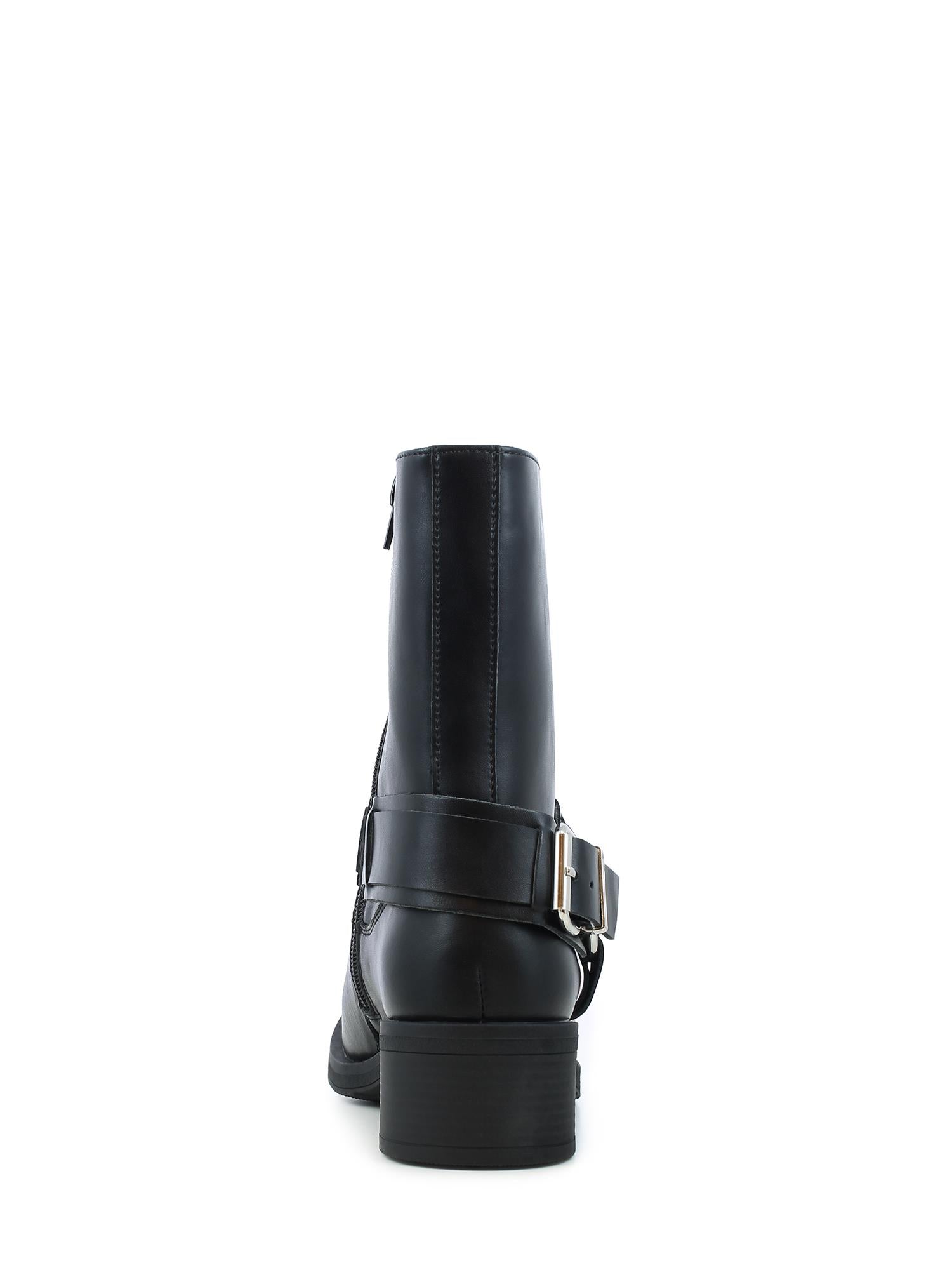 04424 Rivoli Biker Boots Leather