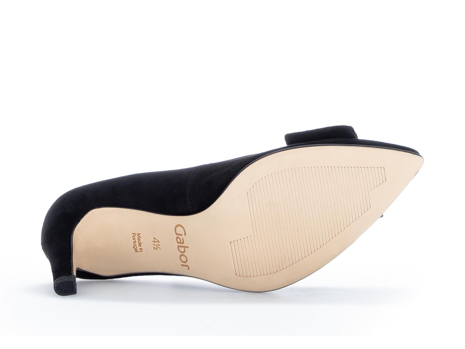 05580 Suede Buckle Pumps