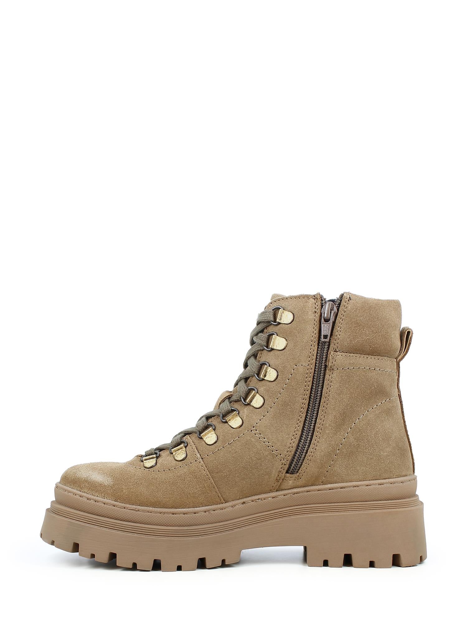06164 Arezzo Suede Boots Camel