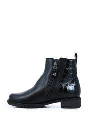 04492 Ingvild boots i skinn