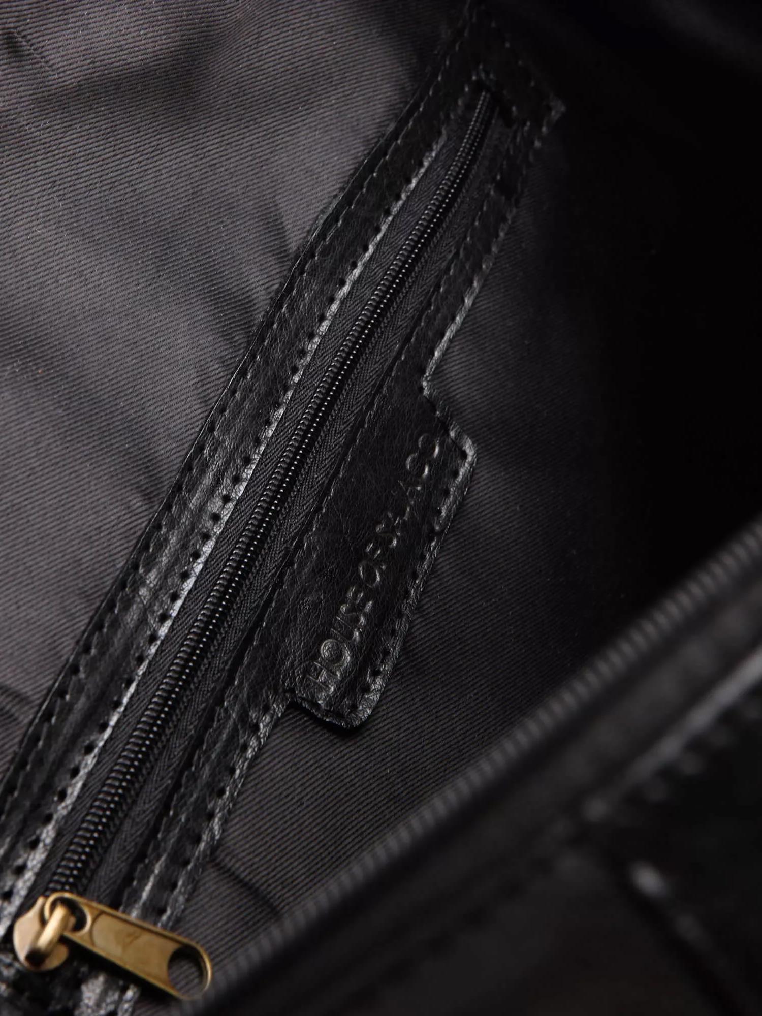 05050 Black Weekendbag Skinn