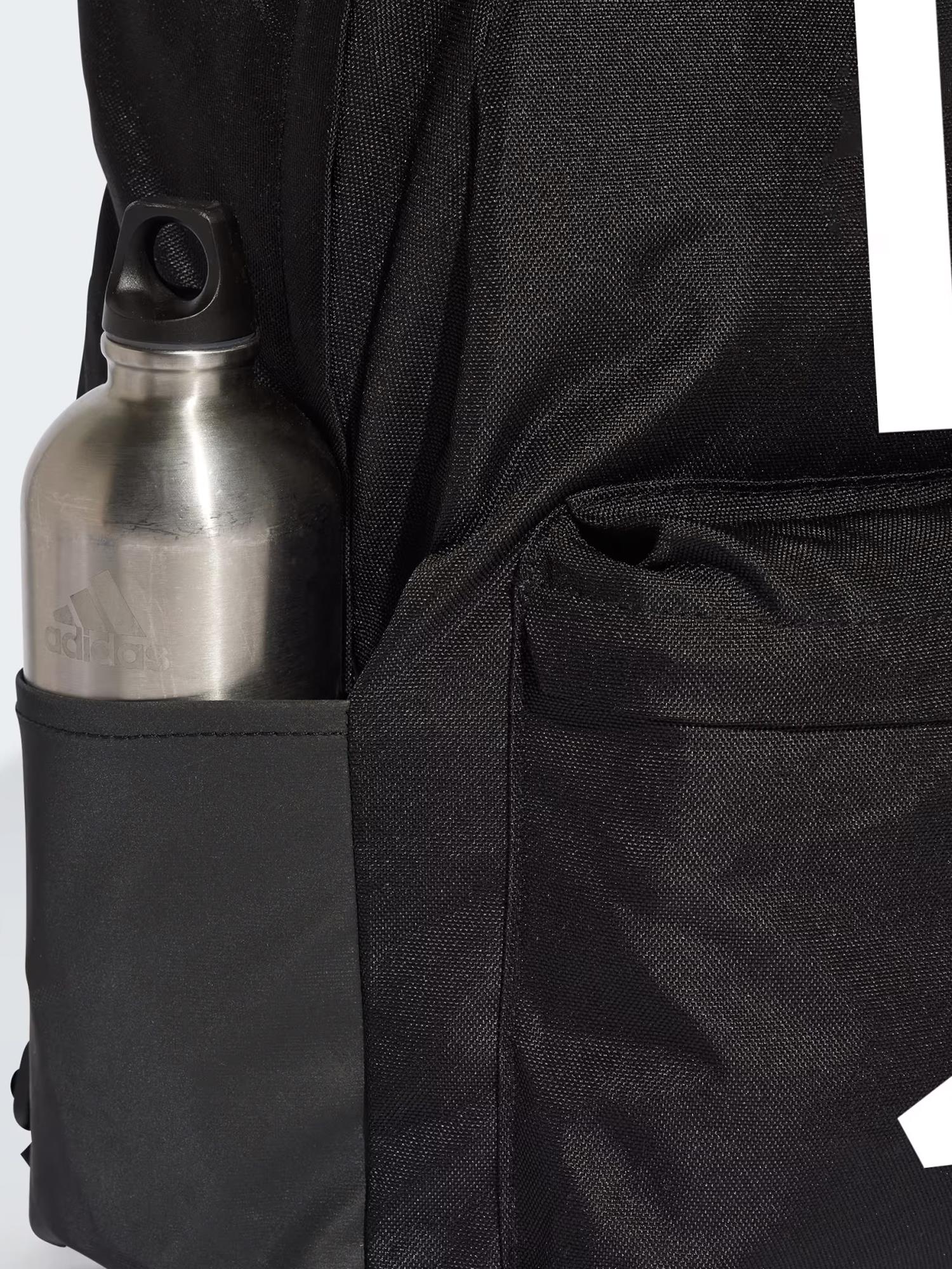 02011 Classic Back to School 3 Stripes Ryggsekk Black