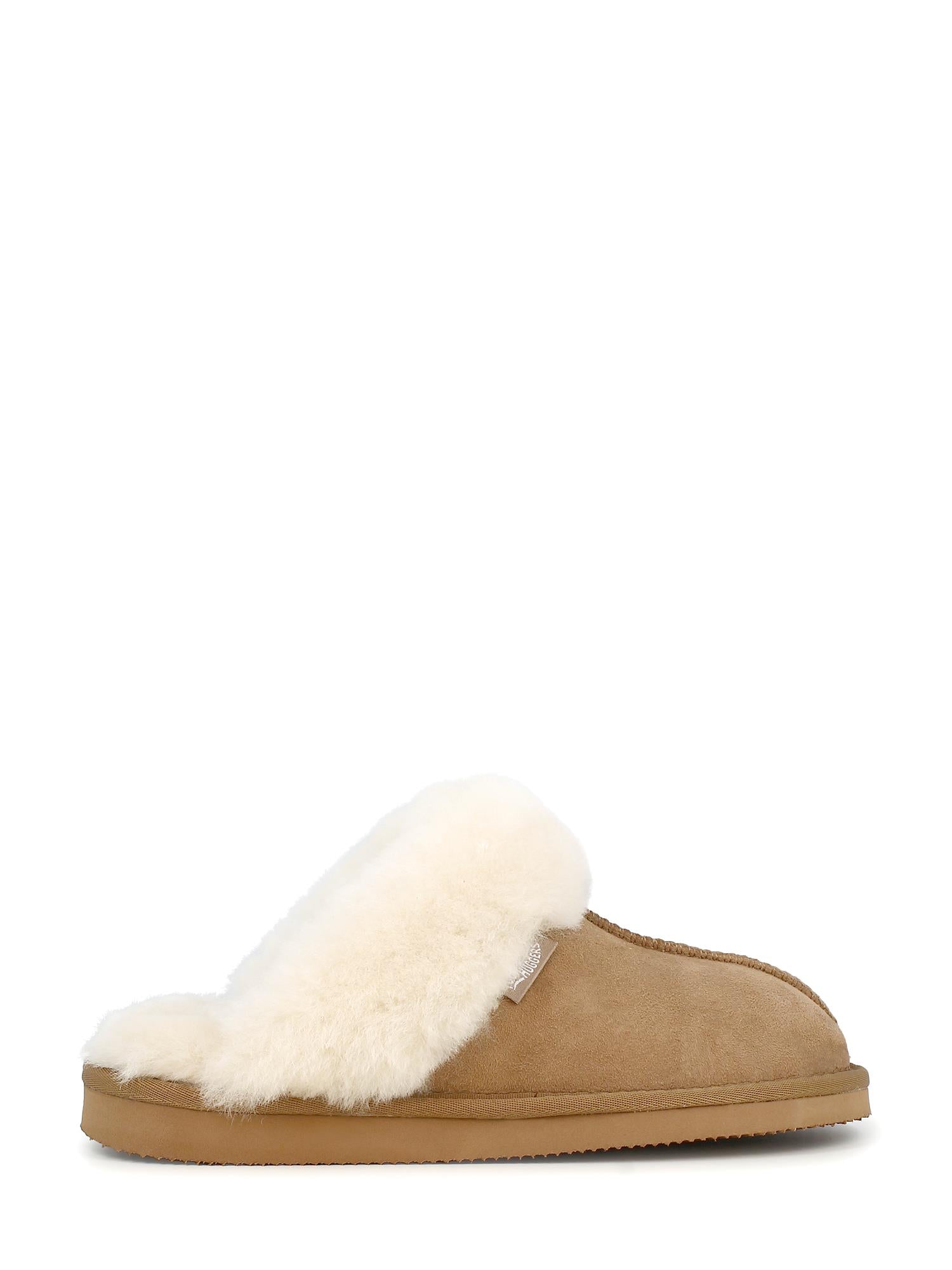04338 Chestnut wool Tøfler