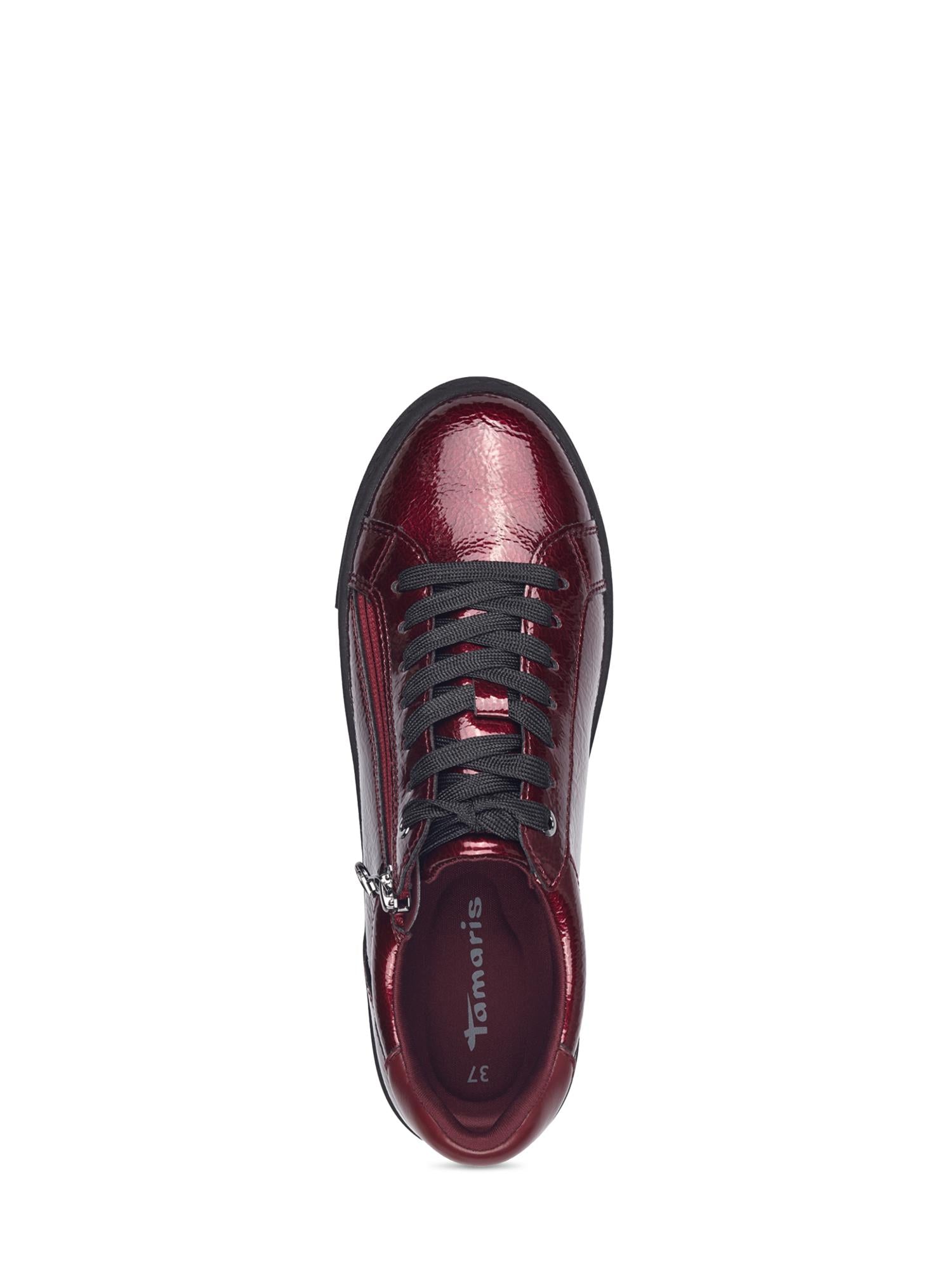 05680 Red Patent Platform Sneakers