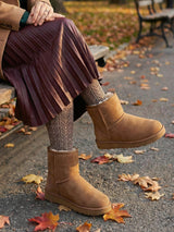 05435 Chestnut lux wool suede water resistant