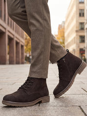 02217 Bern Suede fôret Herreboots